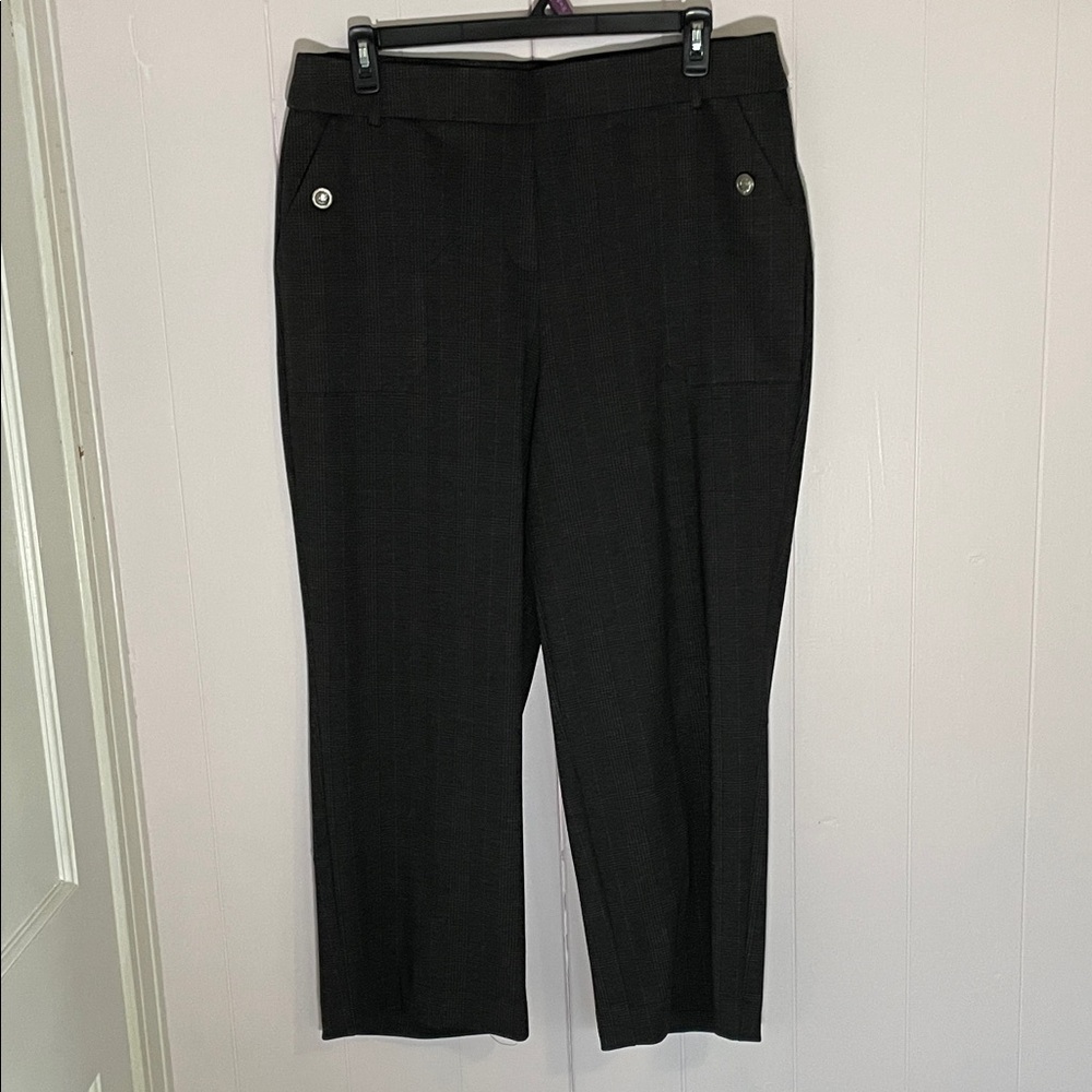 Jones New York Black Wide Leg Pants
